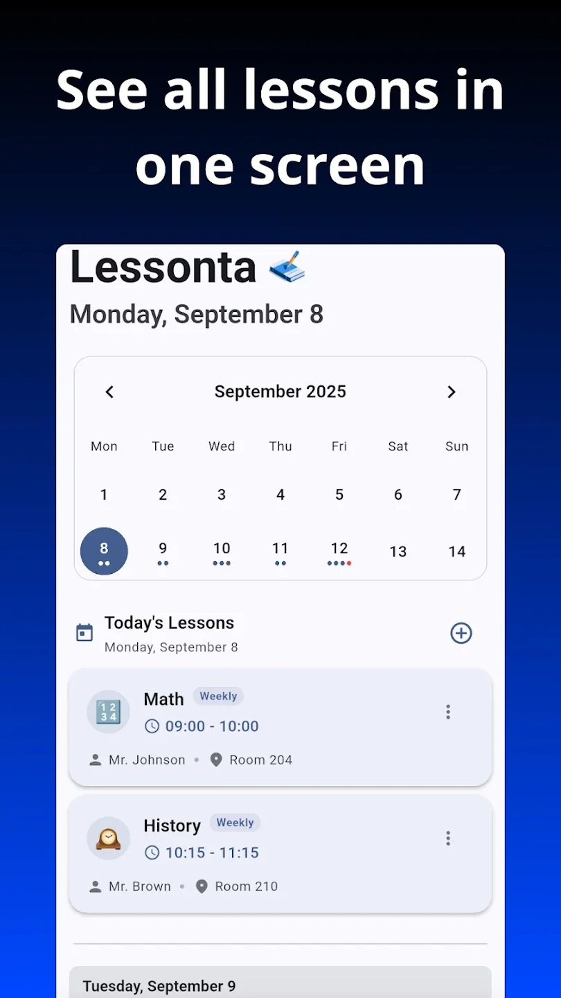 Lessonta: Ein genauerer Blick